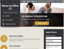 Tablet Screenshot of masseylawoffices.com